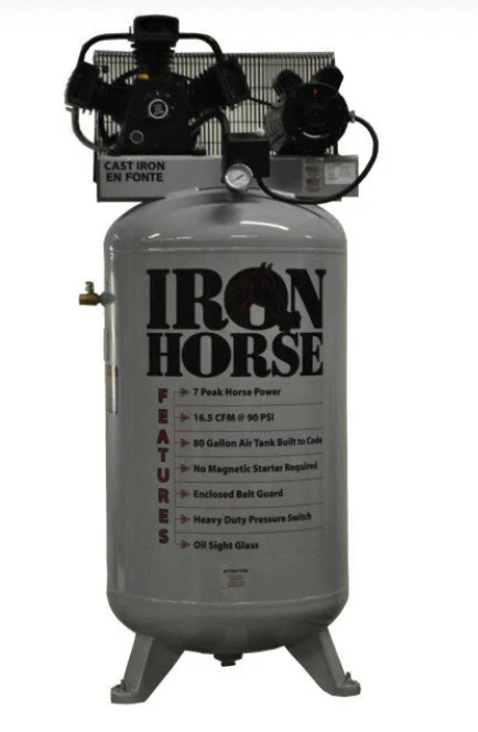 Iron Horse  80 Gallon Two Stage Air Compressor