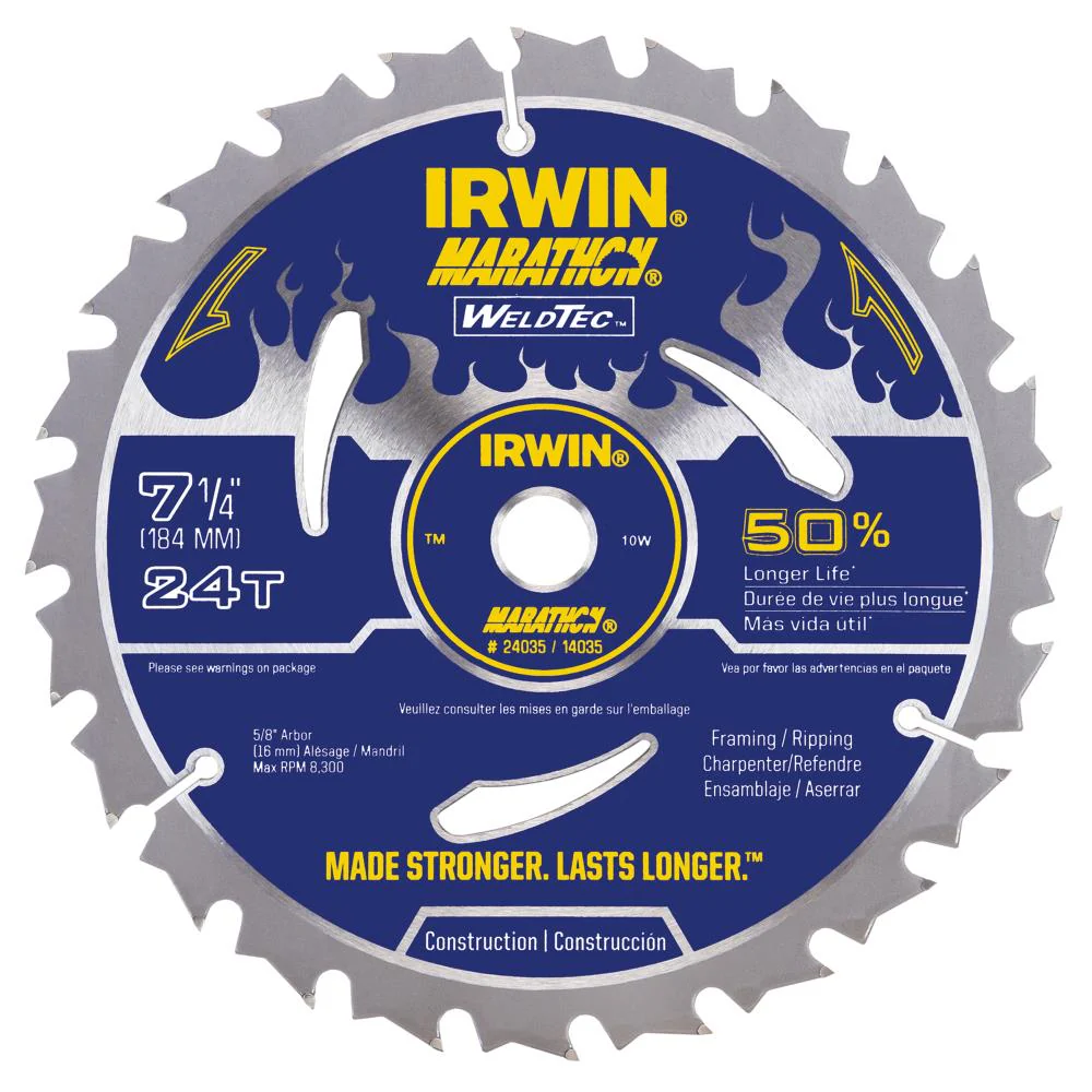 Irwin 7 1/4" Circular Saw Blade - Image 2