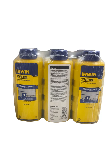 Irwin 8 Ounce Blue Standard Marking Chalk Six Pack - Image 3