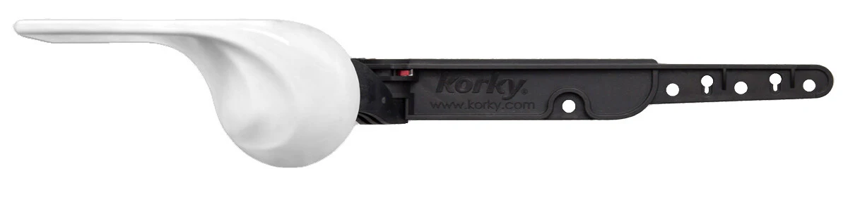 Korky Chrome Wave Tank Lever And Handle Damaged Box - Image 2