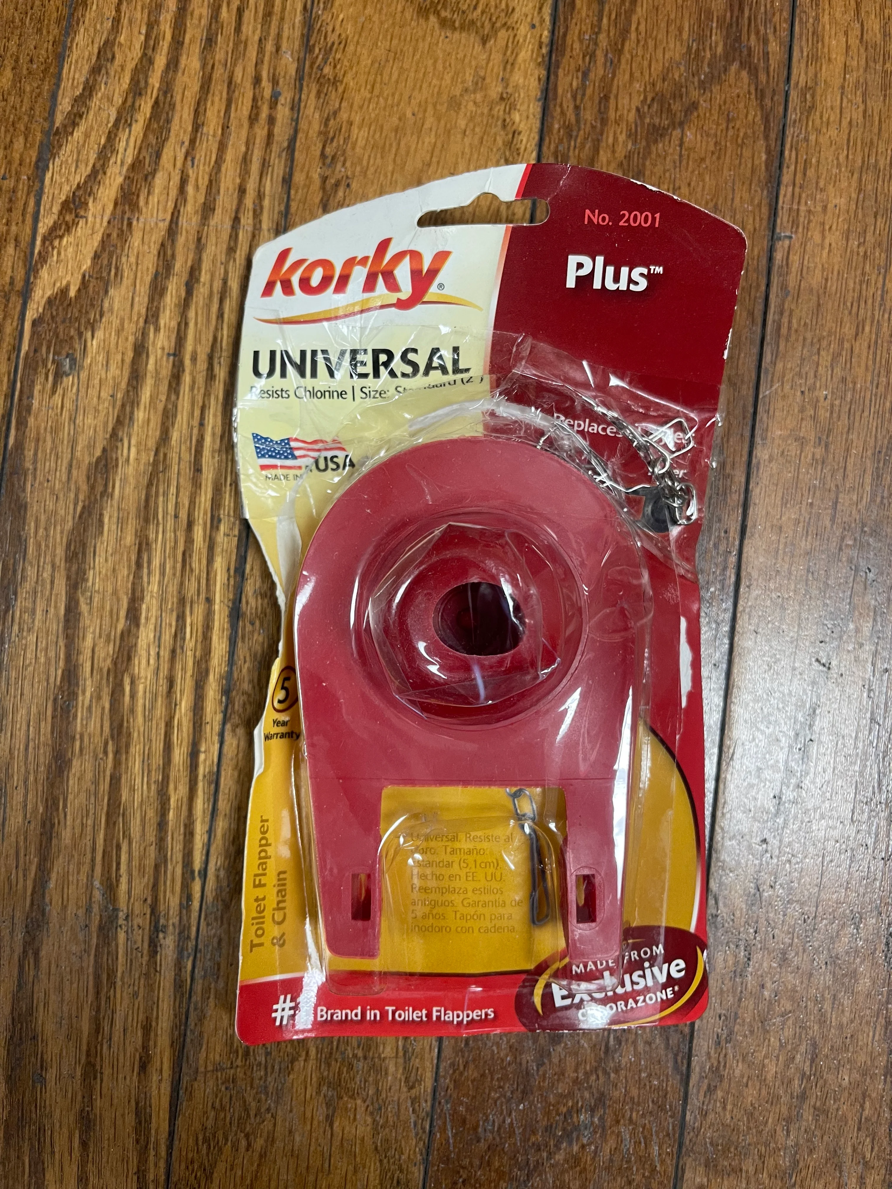 KORKY PLUS PREMIUM UNIVERSAL FLAPPER 2001 *DAMAGED BOX* - Image 3