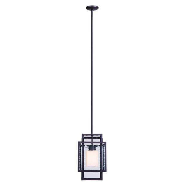 Lara 1-Light Geo Bronze Pendant Damaged Box