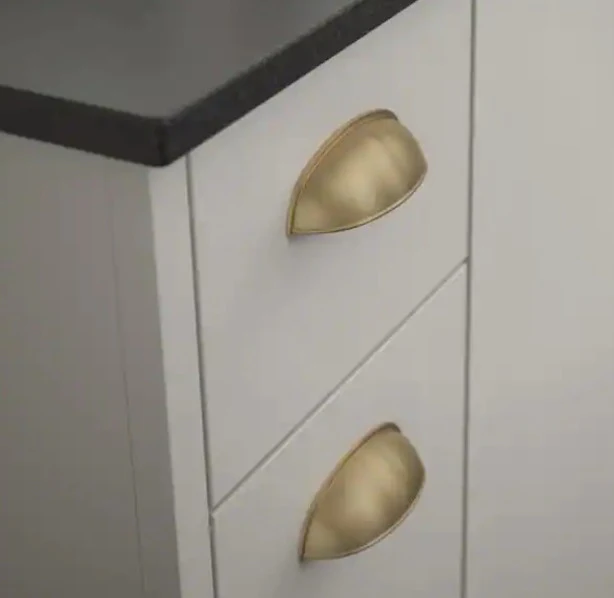 Liberty 2 -1/2 or 3 in. (64 or 76 mm) Center-to-Center Champagne Bronze Dual Mount Cup Drawer Pull *DAMAGED BOX* - Image 2