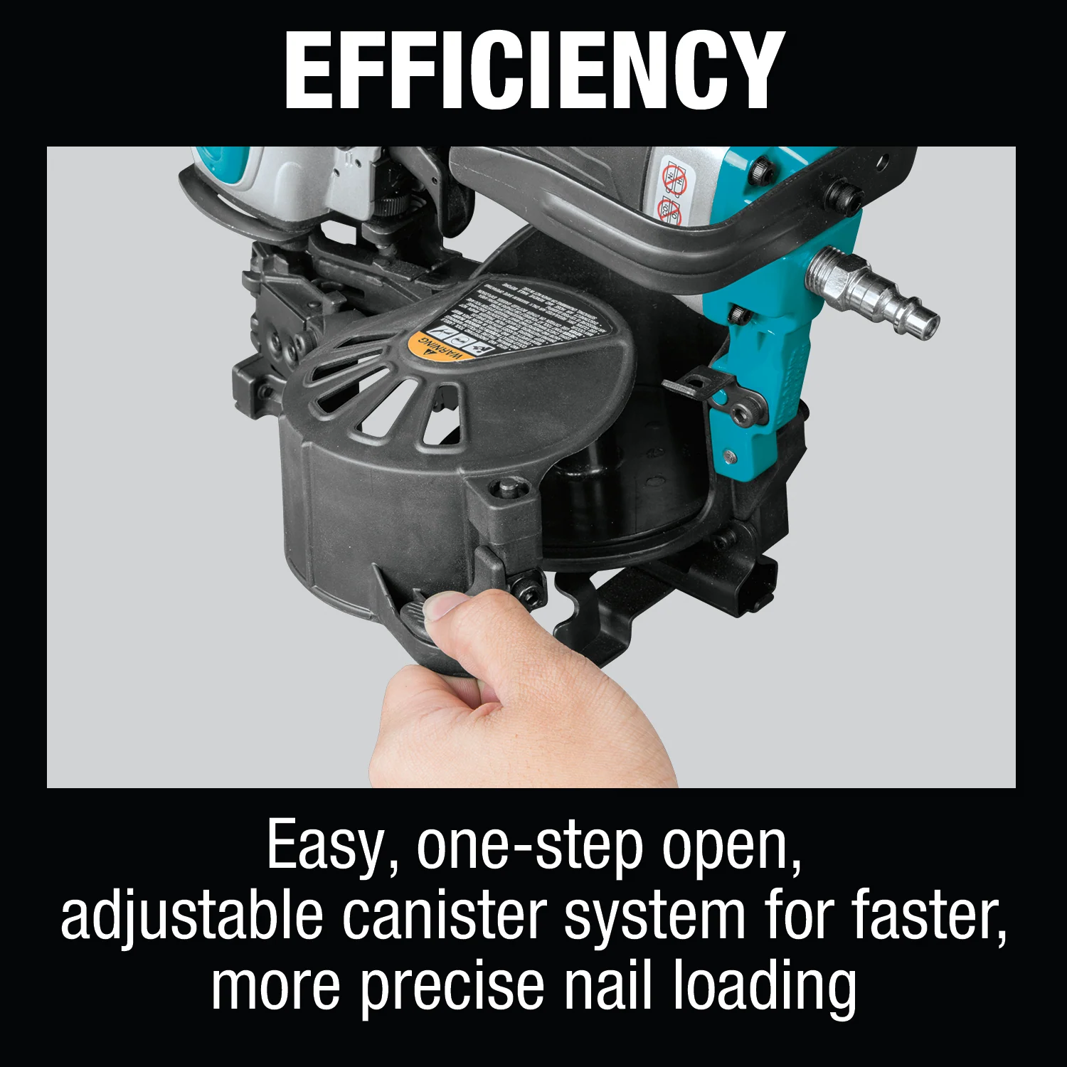 Makita 1 3/4 Inch Coil Roofing Nailer Reconditioned - Image 5