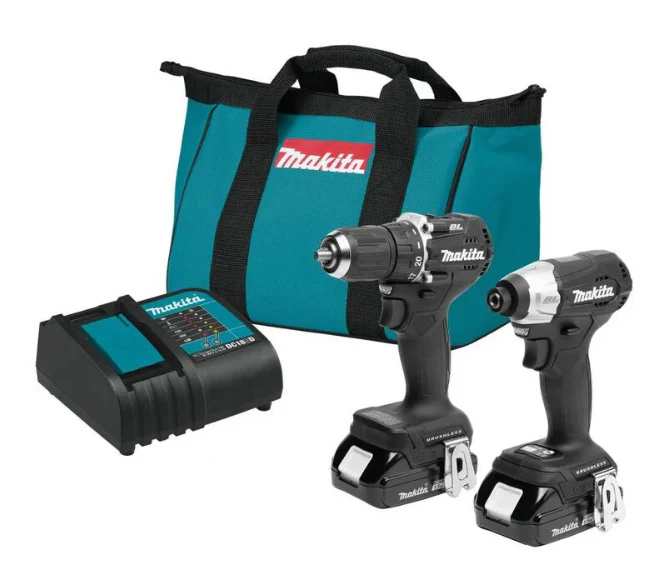 Makita 18 Volt LXT 2 Piece Combo Kit Factory Serviced CX203SYB