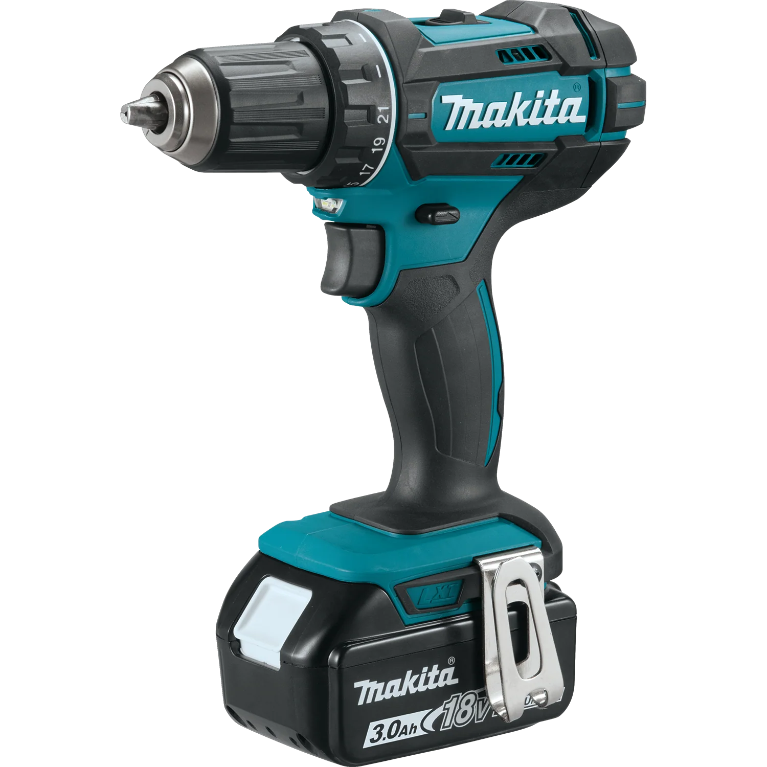 Makita 18 Volt LXT Lithium Ion Cordless 1/2 Inch Driver Drill Factory Serviced Tool Only - Image 3