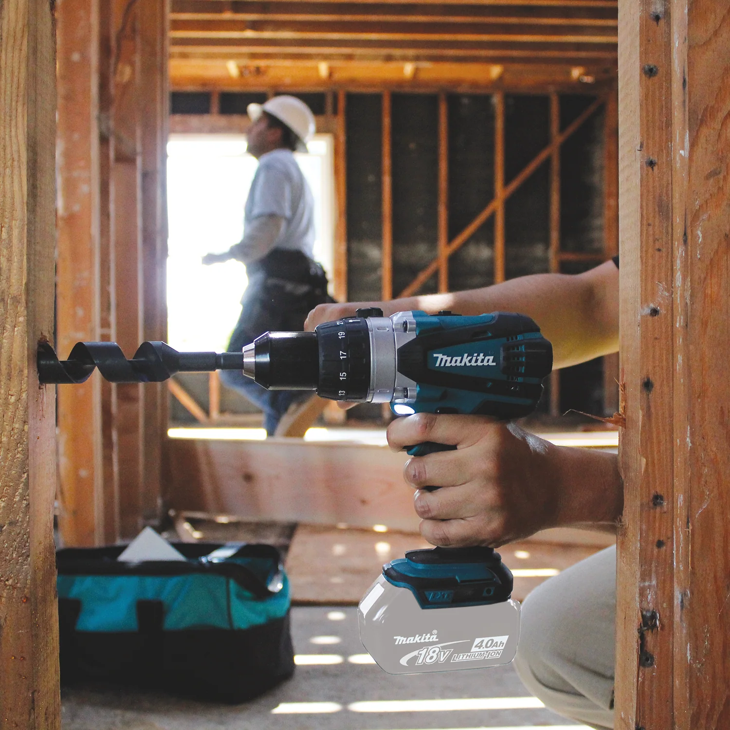 Makita 18 Volt LXT Lithium Ion Cordless 1/2 Inch Hammer Driver Drill Factory Serviced Tool Only - Image 3