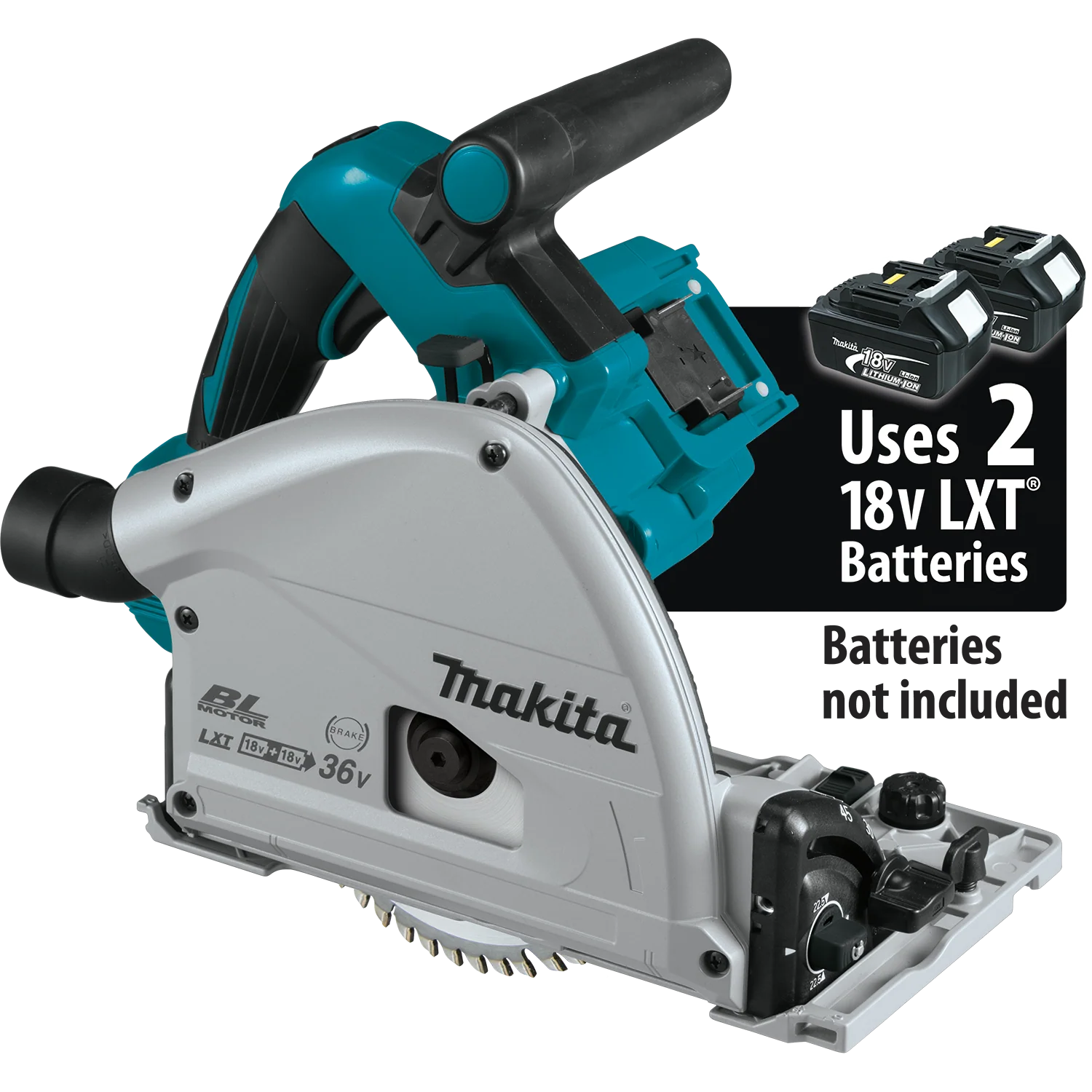 Makita 36 Volt 18V X2 Brushless 6 1/2 Inch Plunge Circular Saw Factory Serviced Tool Only