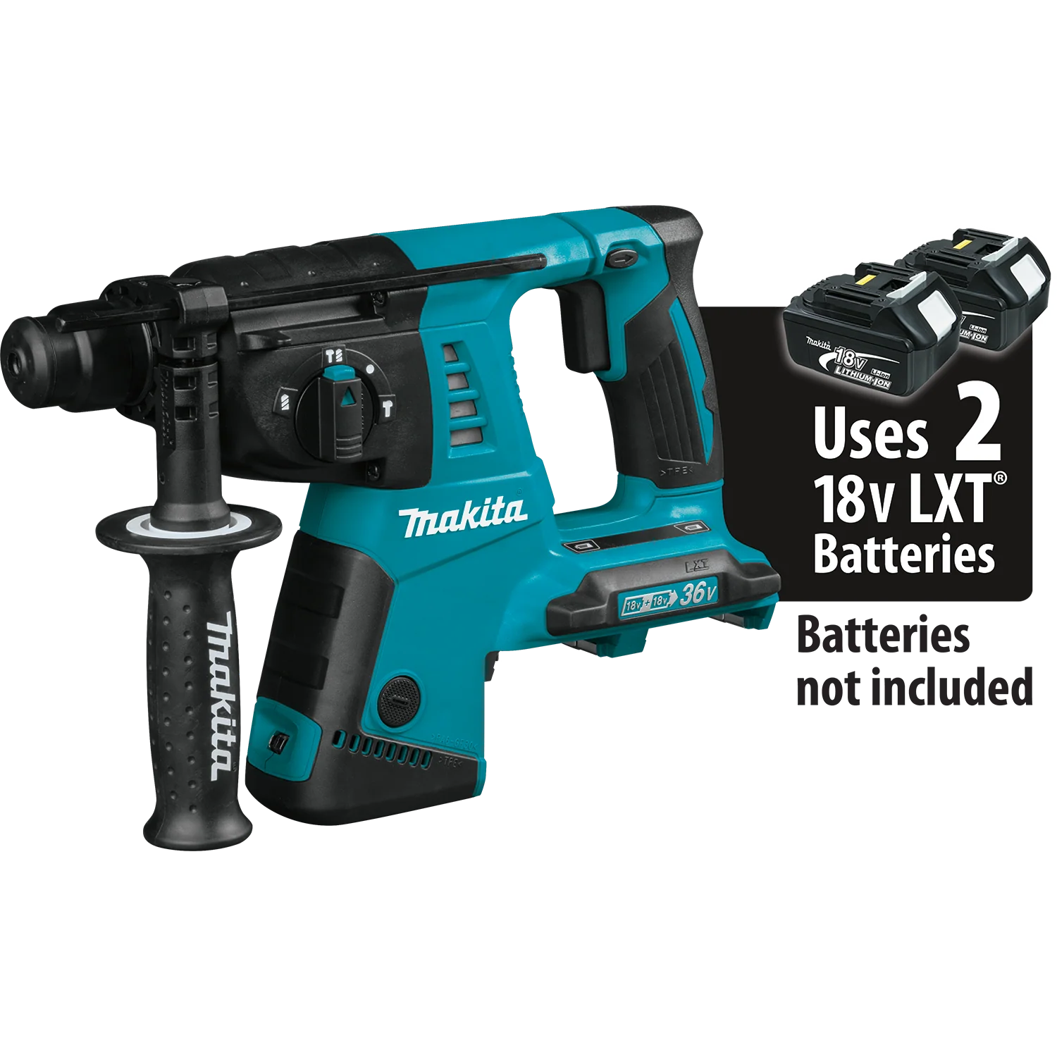Makita 36 Volt 18V X2 LXT 1 Inch SDS Rotary Hammer Factory Serviced Tool Only