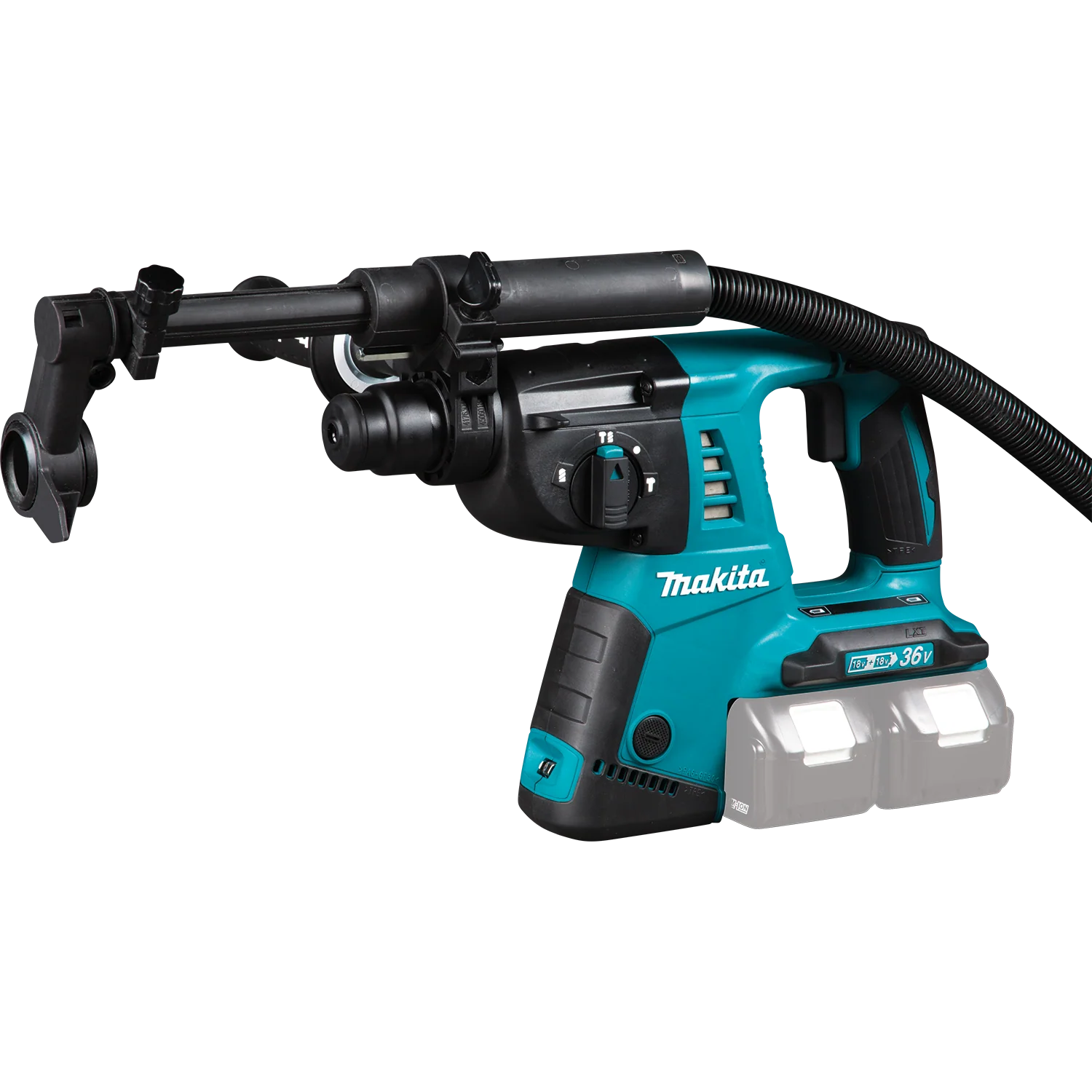 Makita 36 Volt 18V X2 LXT 1 Inch SDS Rotary Hammer Factory Serviced Tool Only - Image 4