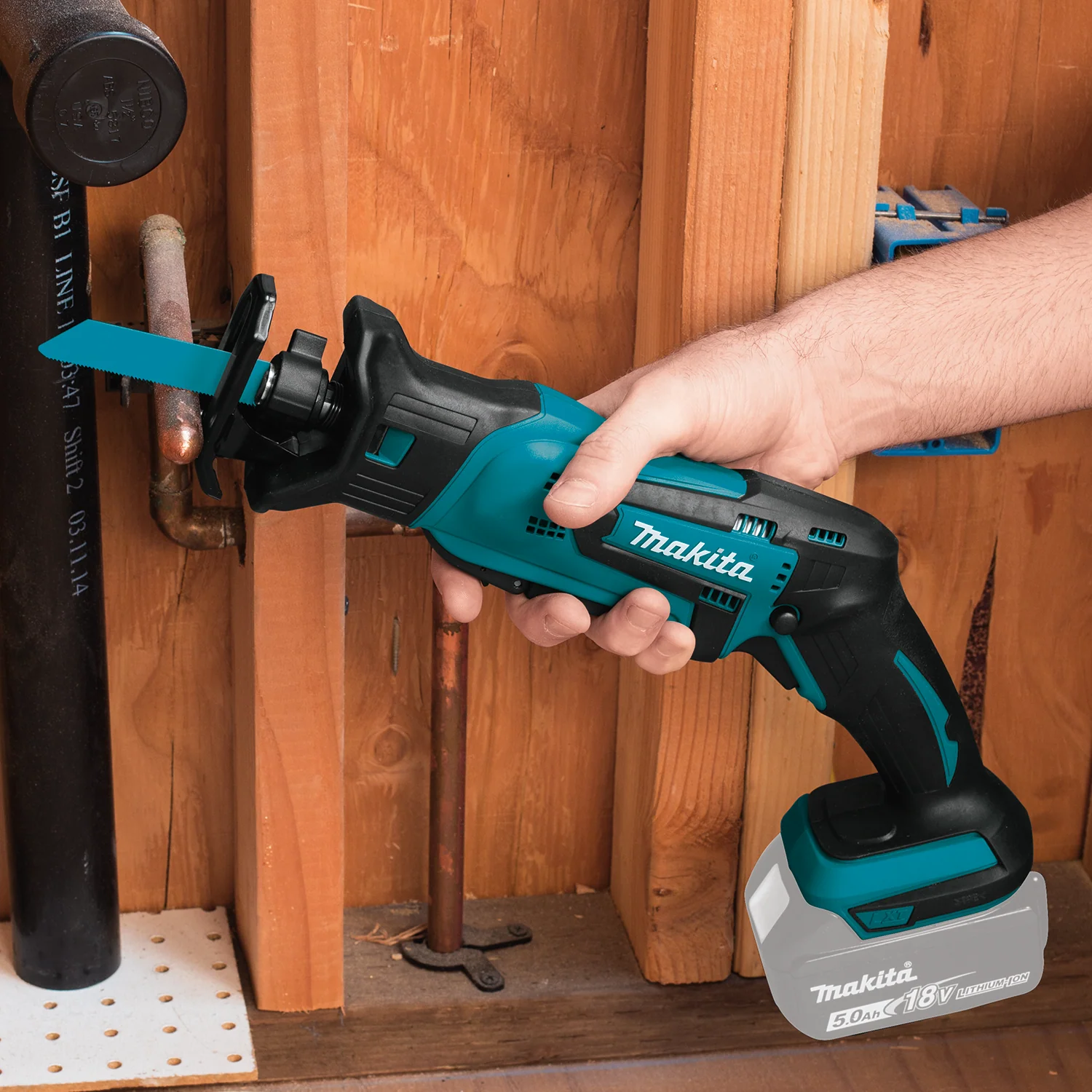 Makita 18 Volt Lithium Ion Cordless Reciprocating Saw Factory Serviced  Tool Only - Image 8