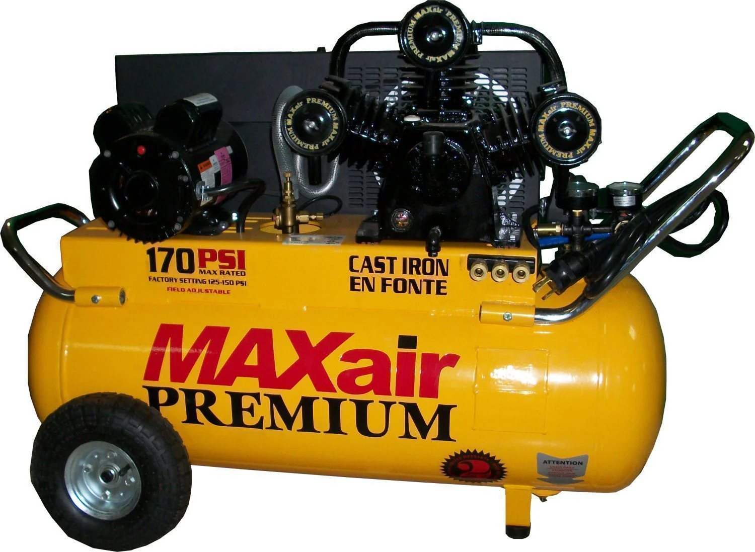 MaxAir Portable Air Compressor 5 HP 25 Gallon