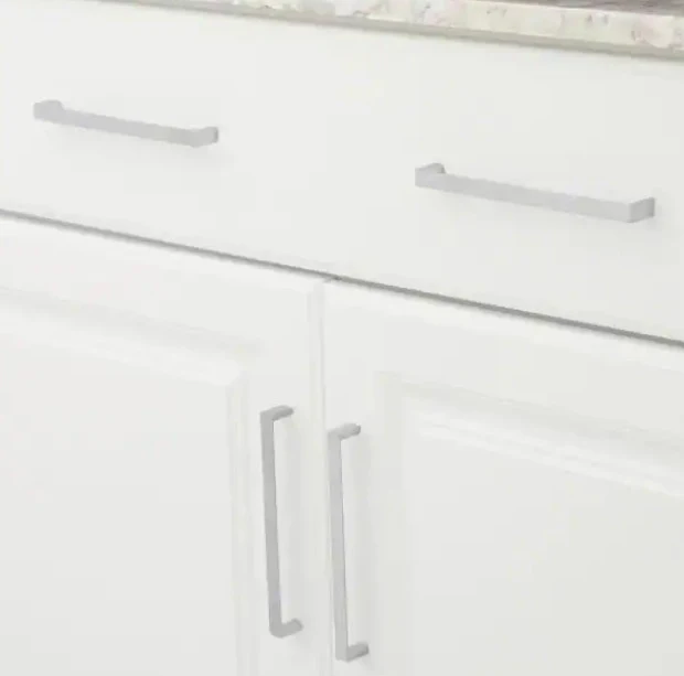 Megantic Collection 6-5/16 in. (160 mm) Center-to-Center Matte Chrome Contemporary Drawer Pull *DAMAGED BOX* - Image 2