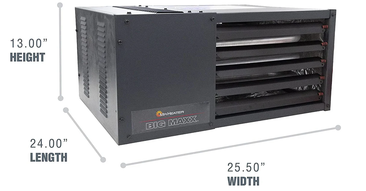 Mr. Heater Big Maxx Natural Gas 50,000 BTU Unit Heater Factory Recondtioned - Image 2
