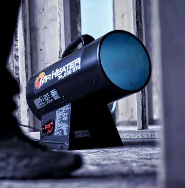 Mr. Heater Forced Air Propane Outdoor Space Heater with Quiet Burner Technology Factory Serviced - Image 4