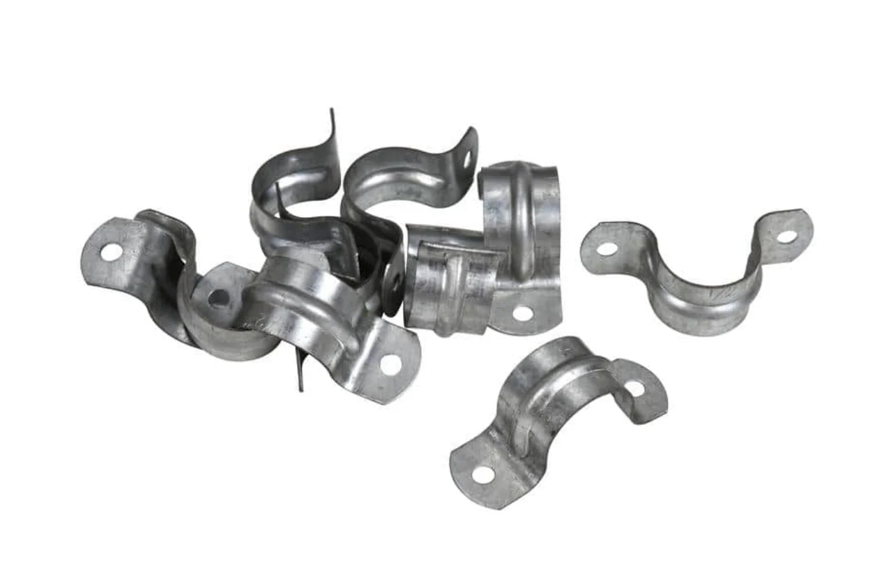 Oatey 1/2 in. Galvanized 2-Hole Pipe Hanger Strap (10-Pack) - Image 3