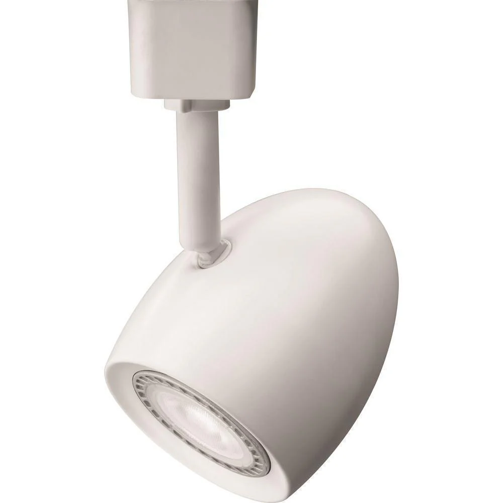 Ostrich Egg 1-Light White LED Track Lighting Head Damaged Box