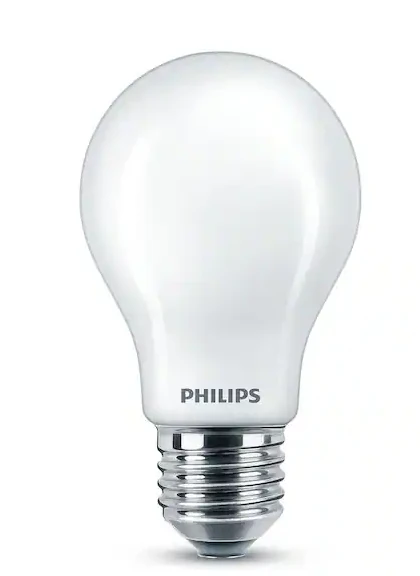 Philips 60-Watt Equivalent A19 Dimmable Energy Saving LED Light Bulb in Frosted Glass Daylight 5000K 2 Pack DAMAGED BOX - Image 2