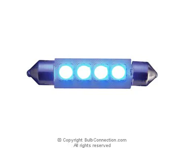 Pilot Automotive Blue LED Dome Bulb - Image 2