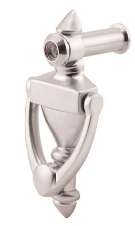 Prime-Line Satin Nickel Door Knocker 160-Degree *DAMAGED BOX*