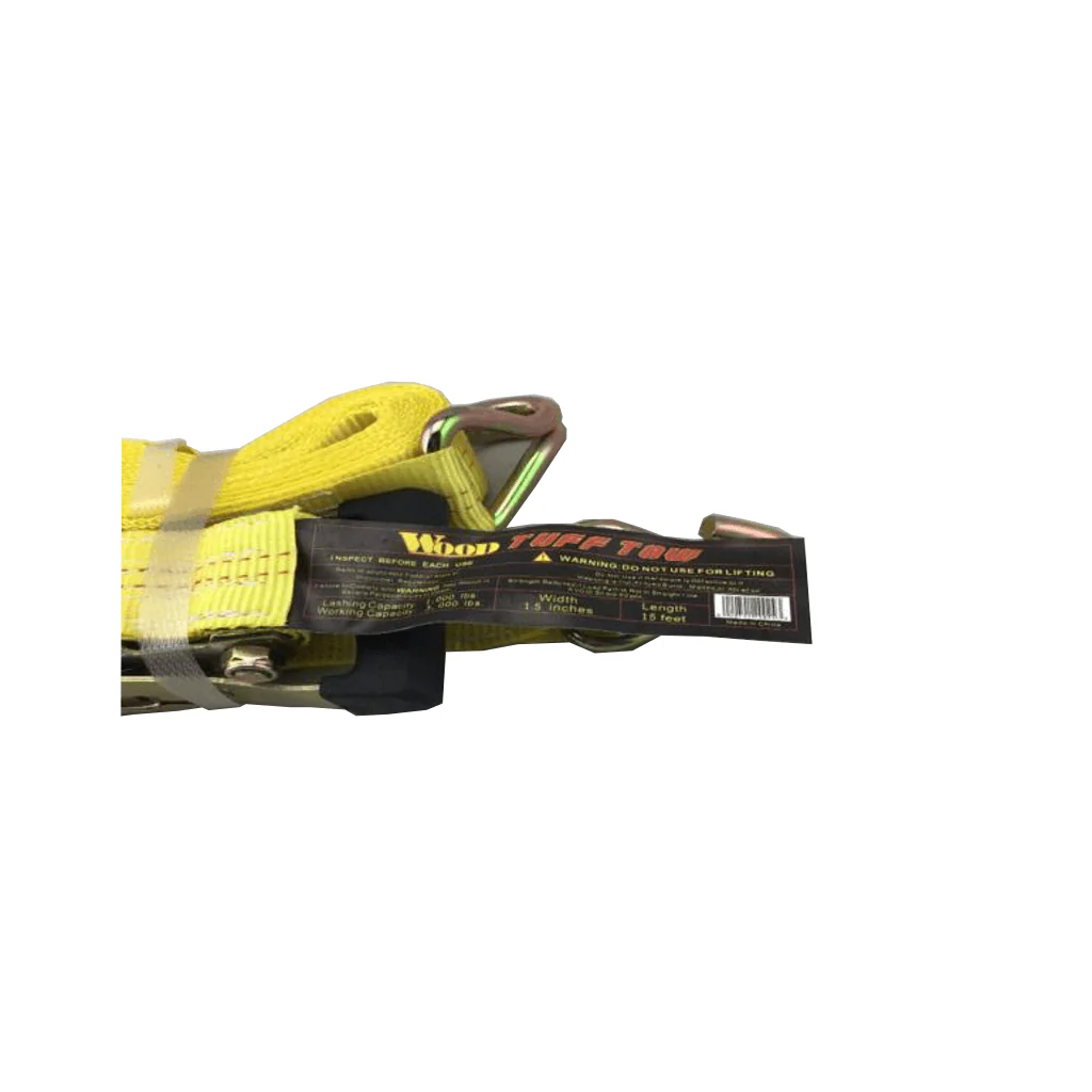 Ratchet Tie Down 1.5  Inches and 15 Feet Long With J Hook - Image 3