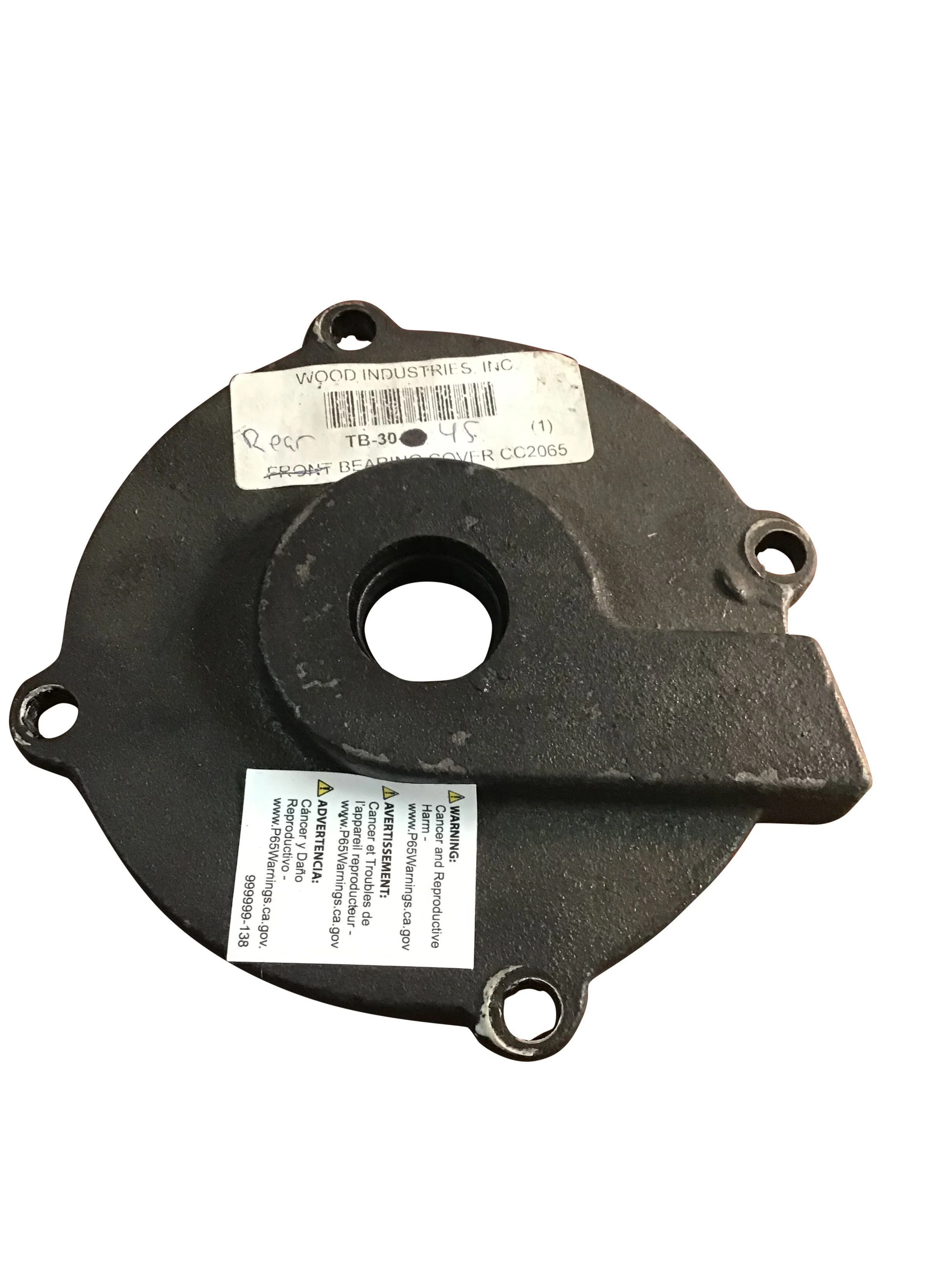 Rear Bearing Cover - Image 2