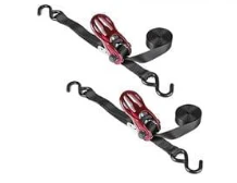 Reese 1 Inch x10 Foot J Hook 2pc Ratchet Tiedown - Image 2