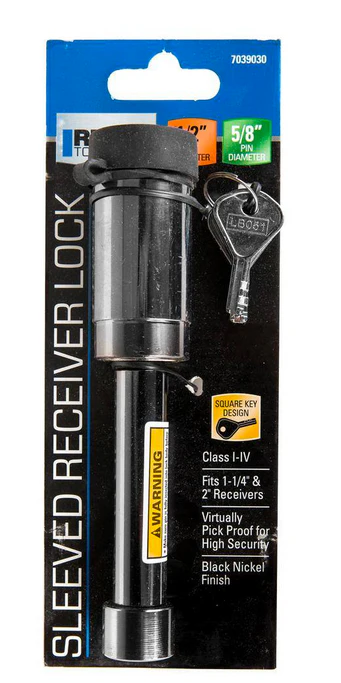Reese Towpower 1/2 Inch x 5/8 Inch Sleeved Lock Elite Black Nickel - Image 2