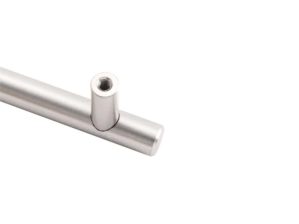 Richelieu Hardware Roosevelt Collection 5-1/16 in. (128 mm) Center-to-Center Brushed Nickel Contemporary Drawer Pull - Image 3