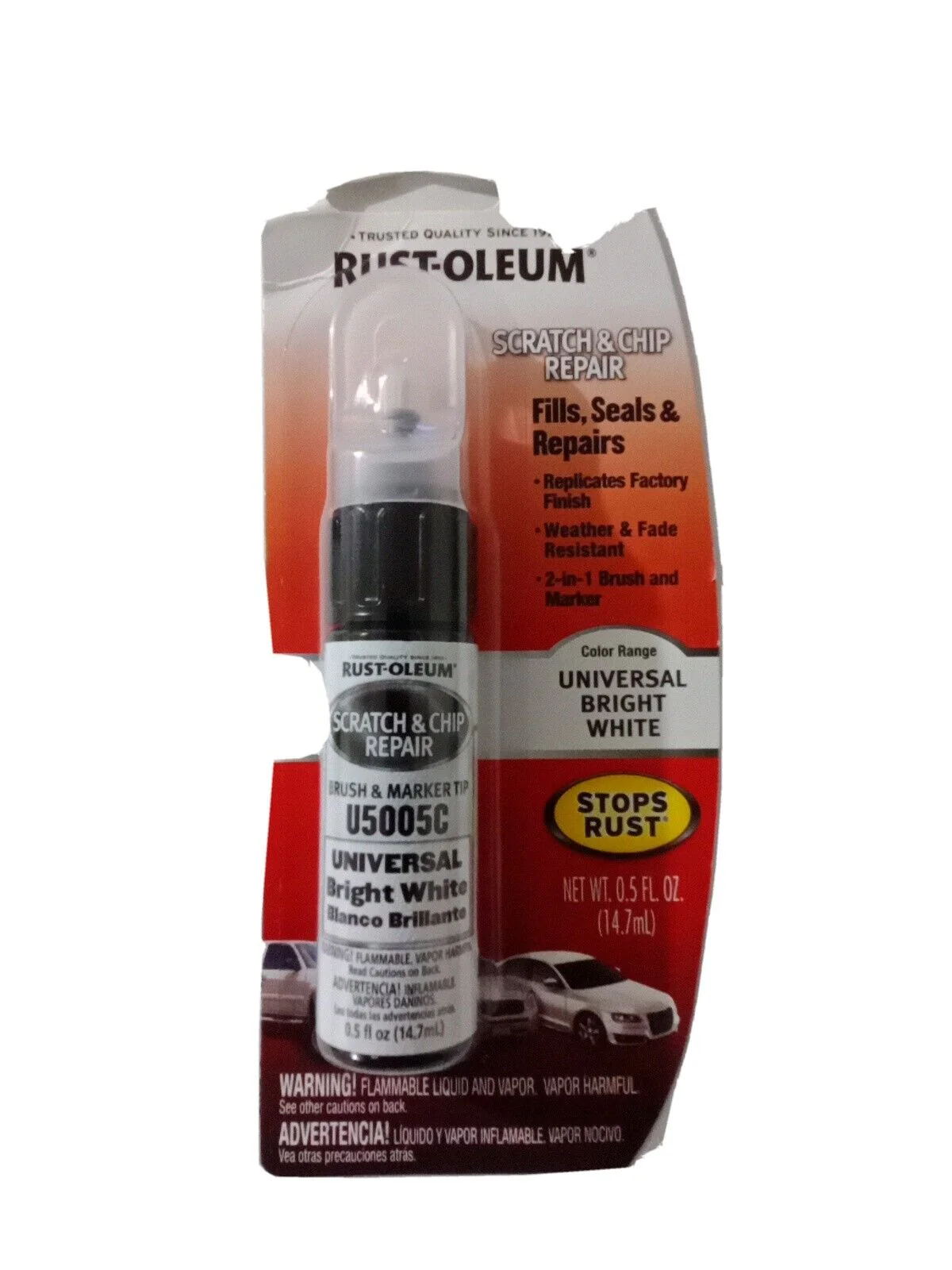 Rust-Oleum Scratch And Chip Repair Brush Marker Tip New Bright White - Image 2