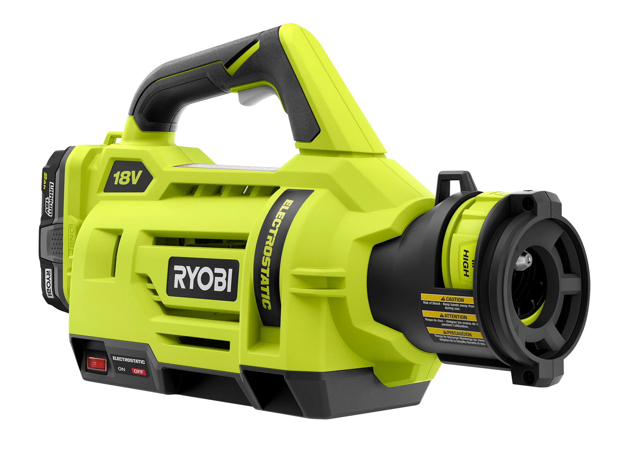 Ryobi One Plus 18V Cordless Electrostatic 1 Gal. Sprayer Kit with (2) 2.0 Ah Batteries and (1) Charger Damaged Box - Image 4