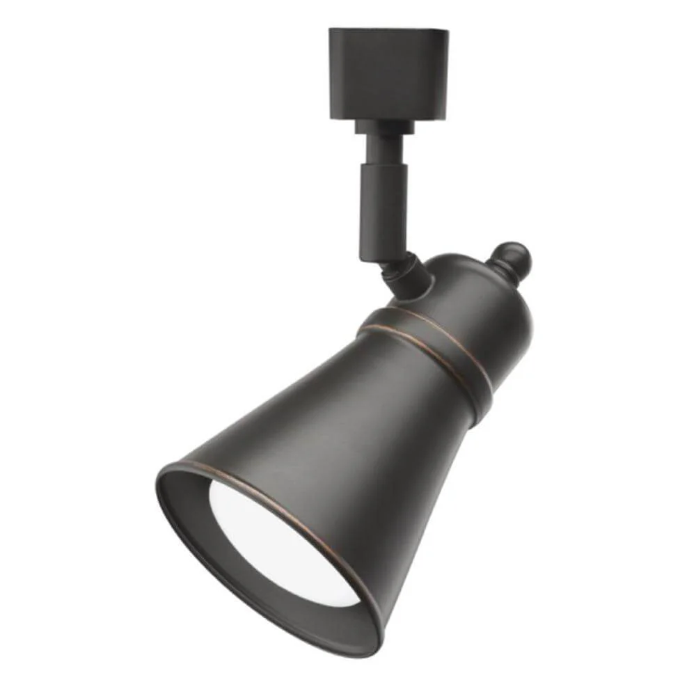 Shade Baffle 1-Light Oil Rubbed Bronze LED Track Lighting Head damaged box
