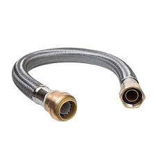 SharkBite 3/4 in. Push-to-Connect x 3/4 in. FIP x 15 in. Braided Stainless Steel Water Heater Connector - Image 2