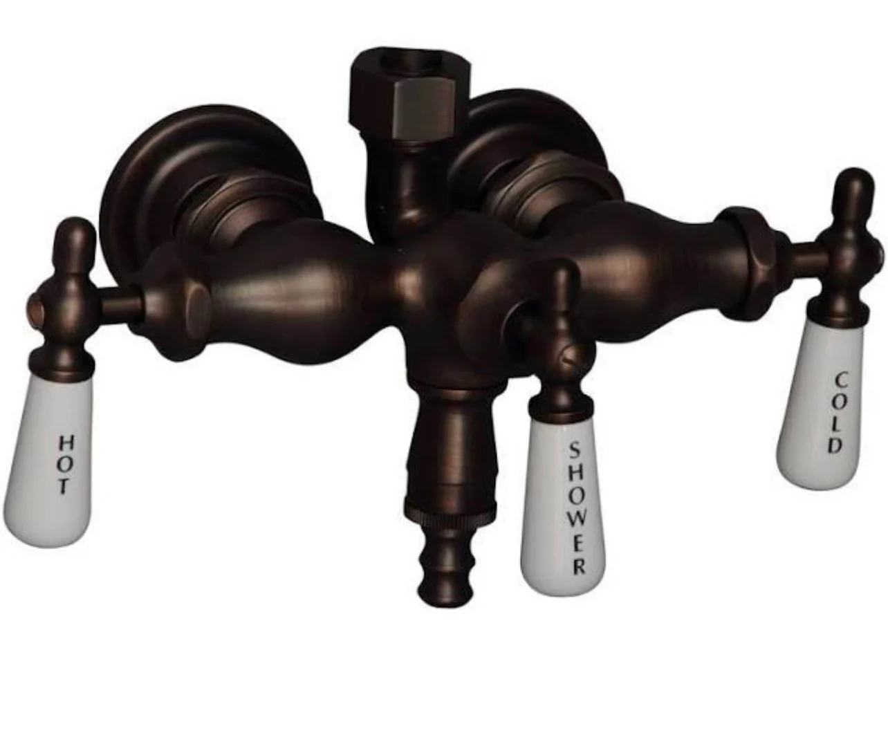Signature Hardware Clawfoot Tub Diverter Valve (Faucet)- Oil Rubbed Bronze - Image 3