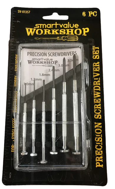 Smart Value Workshop 6pcs Precision Screwdriver Set - Image 2