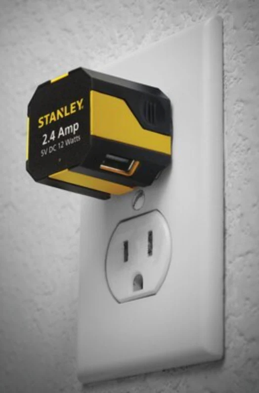 Stanley 2 Port USB Smart Angle Charger - Image 3