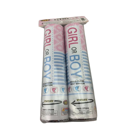 TNT GIRL Gender Reveal Confetti Poppers - Image 2