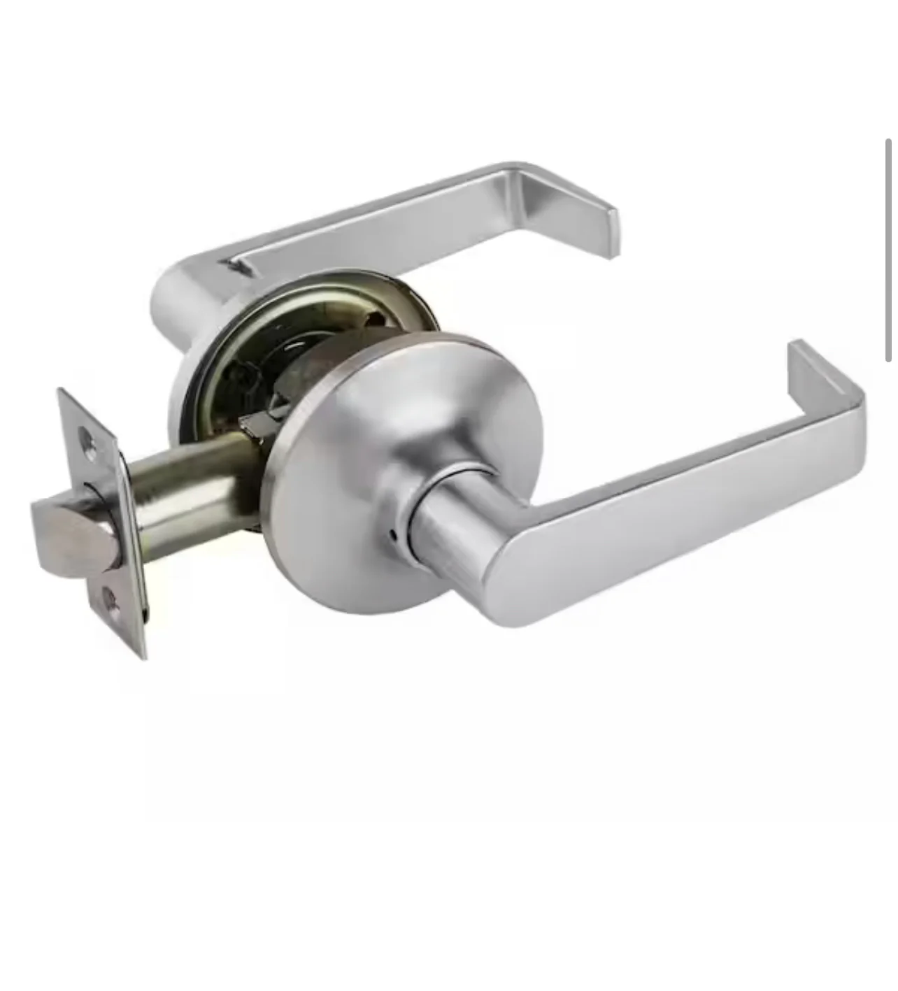 Universal Hardware Light Duty Commercial Passage (hall/closet) Lever ADA UL 3-Hr Fire ANSI Grade 2, Satin Chrome Finish Damaged Box - Image 5