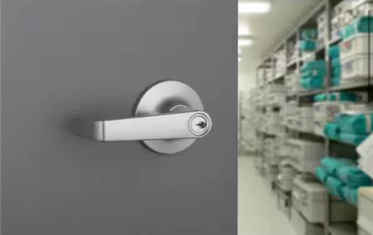 Universal Hardware Light Duty Commercial Storeroom Lever, ADA, UL 3-Hr Fire, ANSI Grade 2, Satin Chrome Finish Damaged Box - Image 3