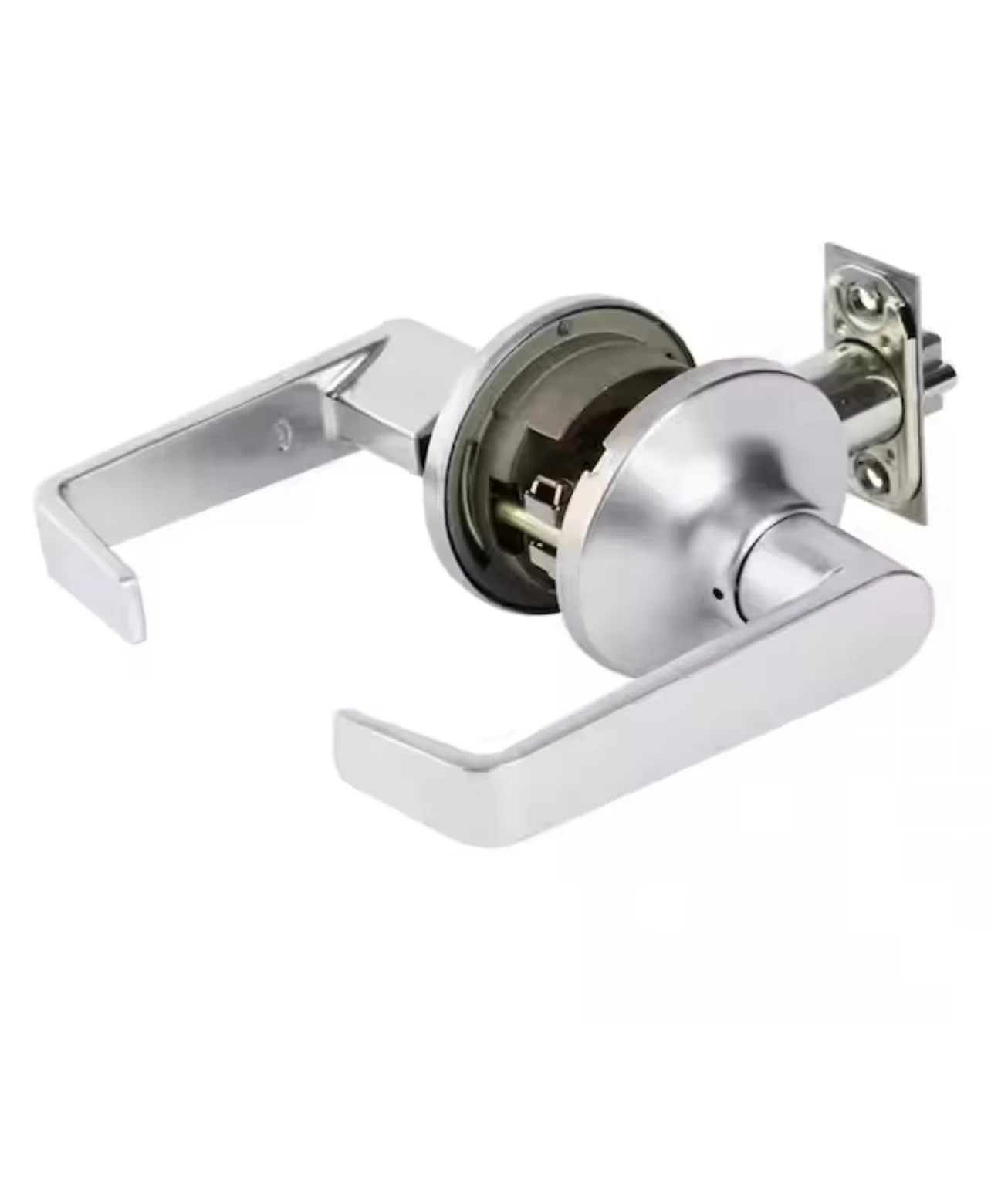 Universal Hardware Light Duty Commercial Storeroom Lever, ADA, UL 3-Hr Fire, ANSI Grade 2, Satin Chrome Finish Damaged Box - Image 4