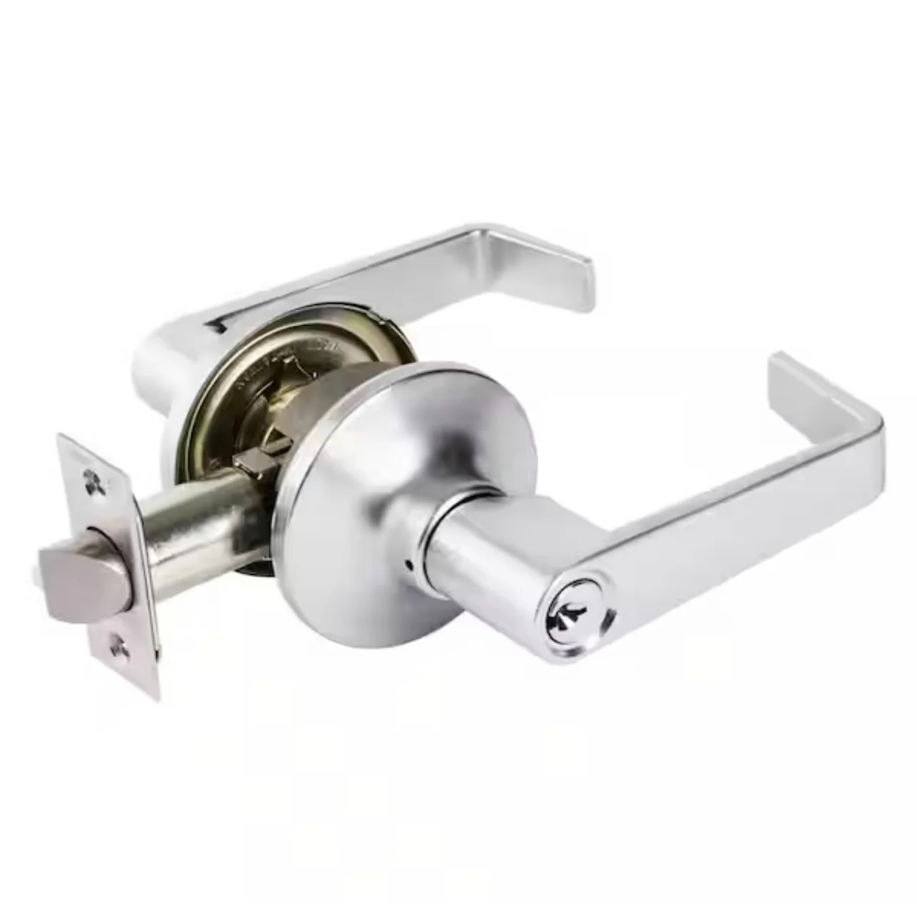 Universal Hardware Light Duty Commercial Storeroom Lever, ADA, UL 3-Hr Fire, ANSI Grade 2, Satin Chrome Finish Damaged Box - Image 5