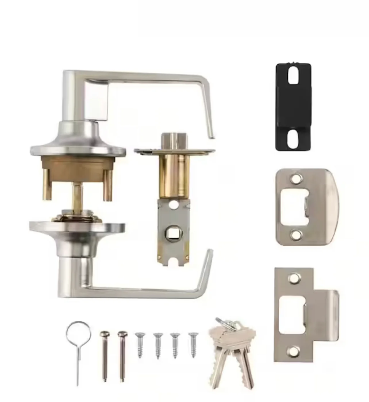 Universal Hardware Light Duty Commercial Storeroom Lever, ADA, UL 3-Hr Fire, ANSI Grade 2, Satin Chrome Finish Damaged Box - Image 7