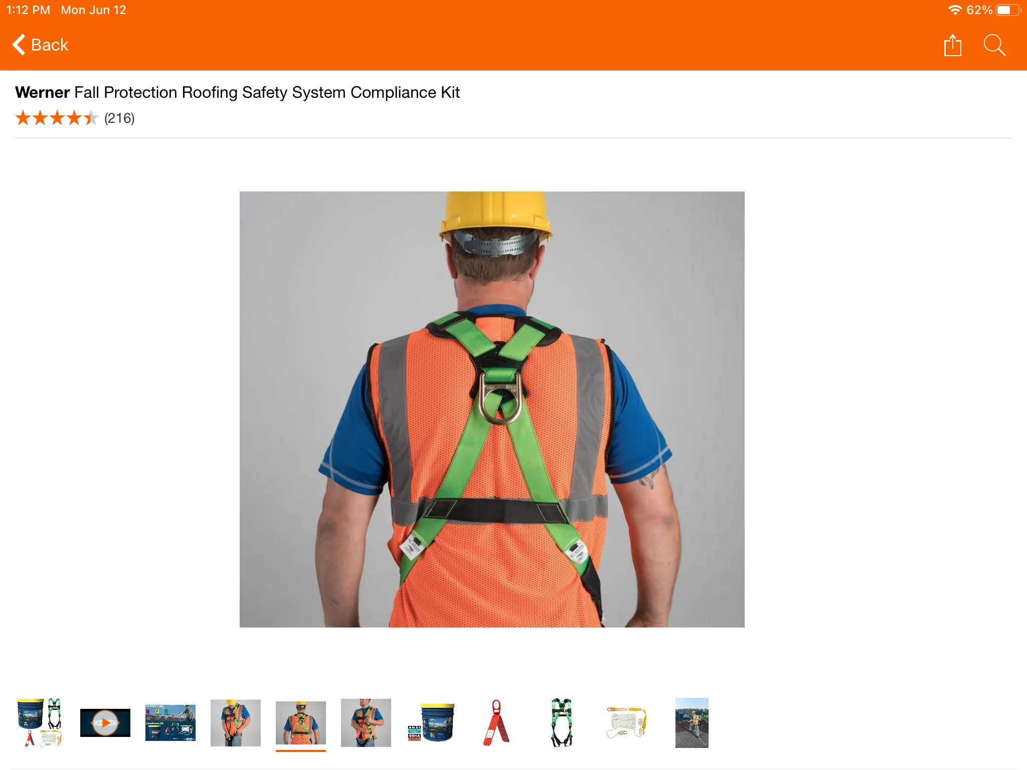 Werner Fall Protection Roofing Safety System Compliance Kit - Image 3