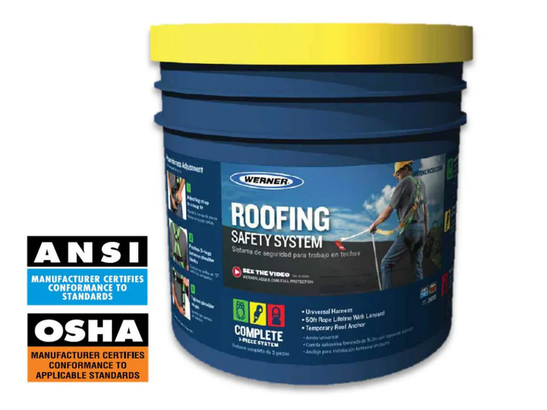 Werner Fall Protection Roofing Safety System Compliance Kit - Image 4