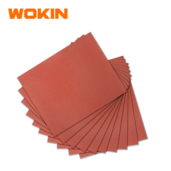 Wokin 10pc 240 Grit Abrasive Paper Sheet Set - Image 2