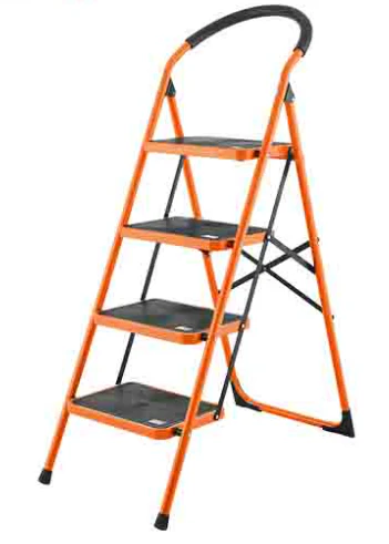 Wokin 150KG Load 4 Step Steel Ladder - Image 2