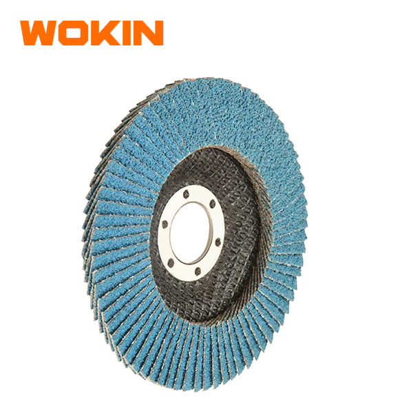 Wokin Zirconia Oxide 60 Grit Flap Disc Fiber Backing - Image 2
