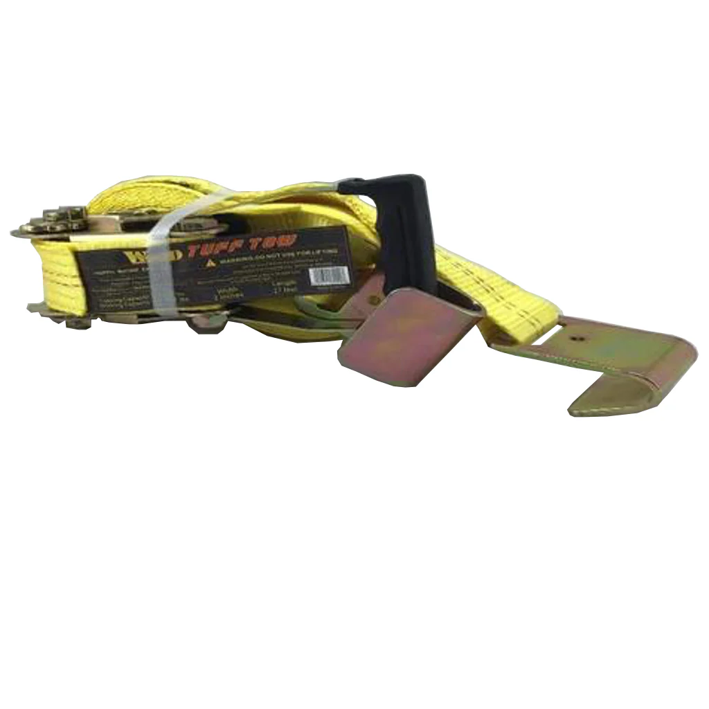 Wood Tuff 2 Inches x 27 Feet  Ratchet Tie Downs J Hooks - Image 4